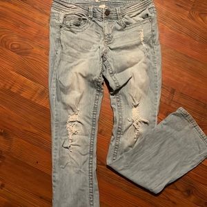 Mudd Destructed bootcut jeans